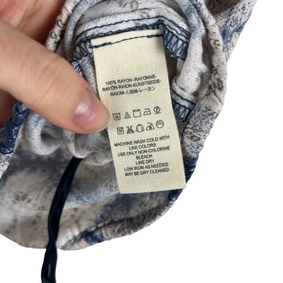 Free People | Call On Me Y2K Tank Top Cropped Indigo Blue Asymmetrical Size XS - Picture 10 of 12